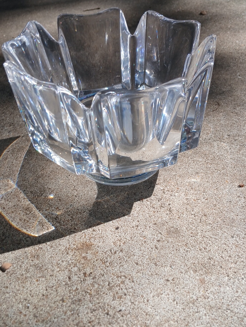 Clear Glass Decorative Bowl - Home Accents
